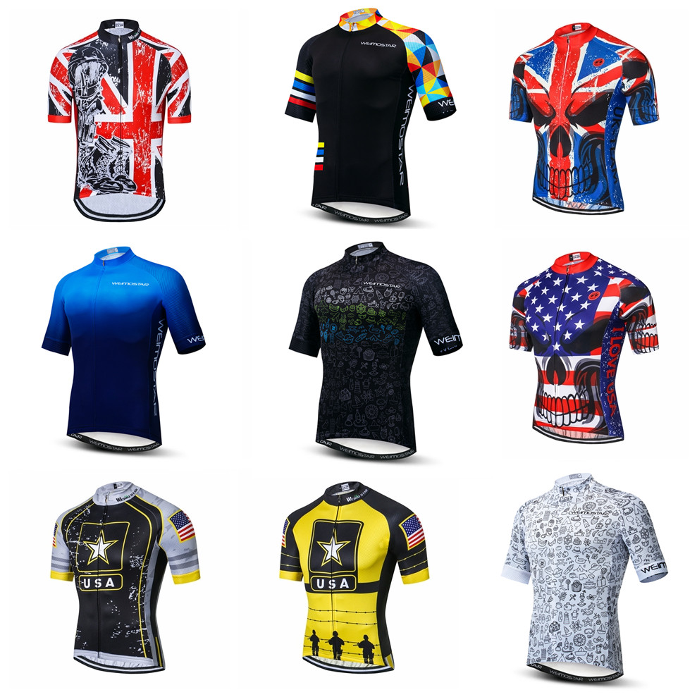 Mountain Biking In The Uk - เสื้อเจอร์ซีย์นักปั่นจักรยานผู้ชายเสื้อแขนสั้นทีม Pro จักรยานเสือภูเขา MTB Maillot Ciclismo