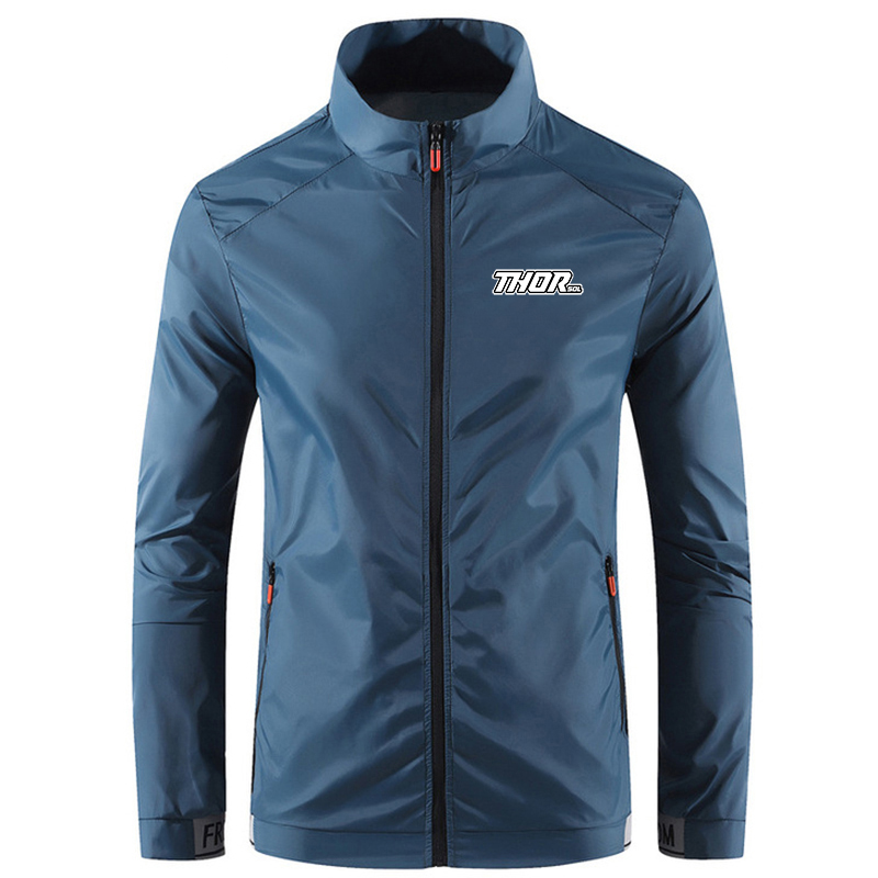 Mountain Biking Rain Jacket - THORSOL กลางแจ้งขี่จักรยานเสื้อแจ็คเก็ตจักรยานเสือภูเขาเสื้อกันฝนกันน้ําป้องกันแสงแดดจักรยาน MTB เสื้อผ้าครีมกันแดดแห้งเร็ว
