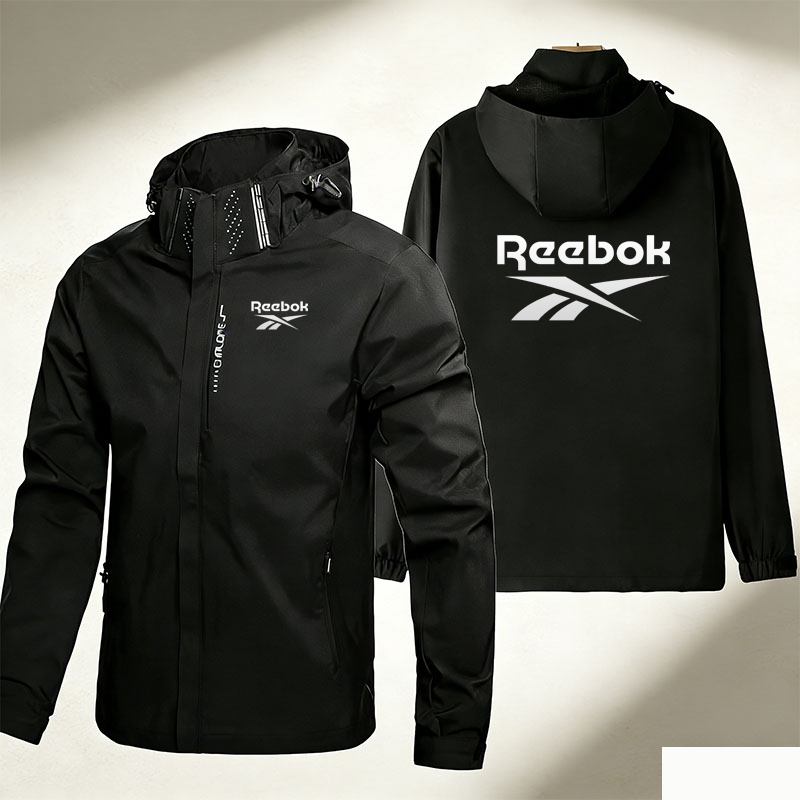 Mountain Biking Rain Jacket - เสื้อแจ็คเก็ตกันน้ำสำหรับผู้ชายโลโก้รีบอค/ เสื้อผ้าสำหรับปั่นจักรยานเสือภูเขา / เสื้อโค้ท / เสื้อกันฝนสำหรับปั่นจักรยาน