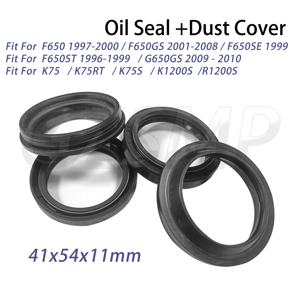 Fork Oil Seal - ซีลน้ำมันโช้คหน้า 41x54x11 พร้อมซีลกันฝุ่น สำหรับ F650 GS/SE/ST