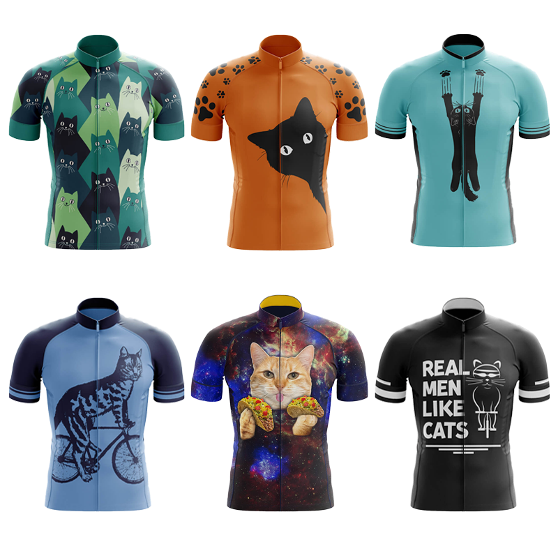 เสื้อปั่นจักรยานผู้ชายลายการ์ต - Mountain Biking Cartoon บทวิจารณ์และราคา