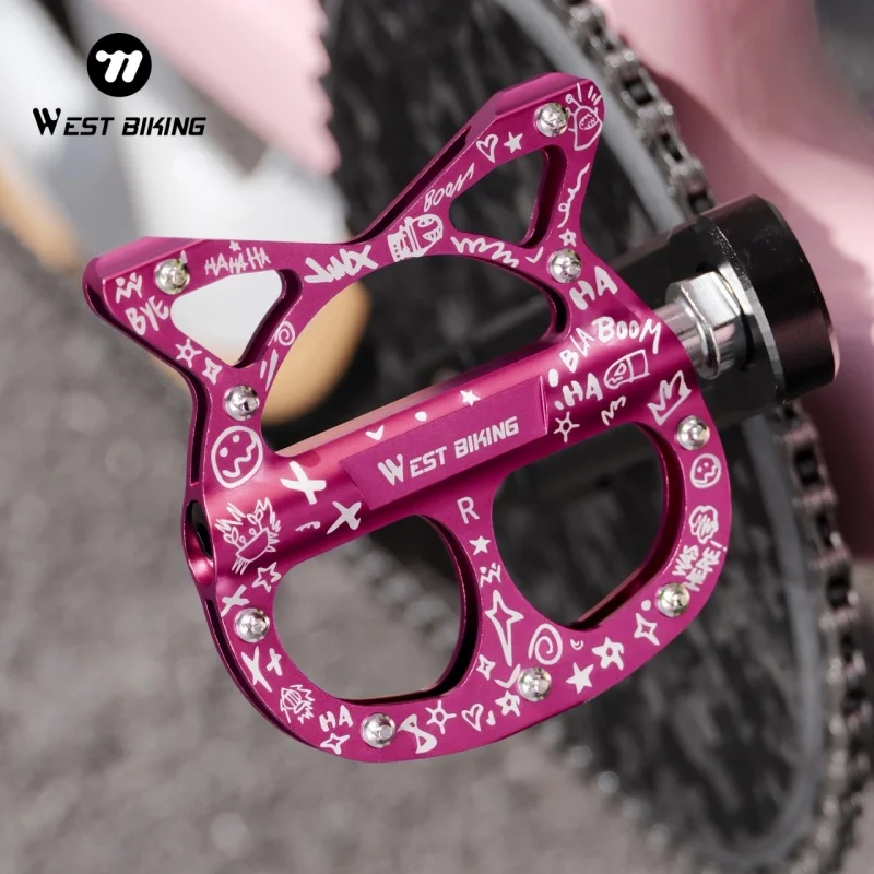 แป้นเหยียบจักรยาน WEST BIKING  - Pedal Platform Flat บทวิจารณ์และราคา