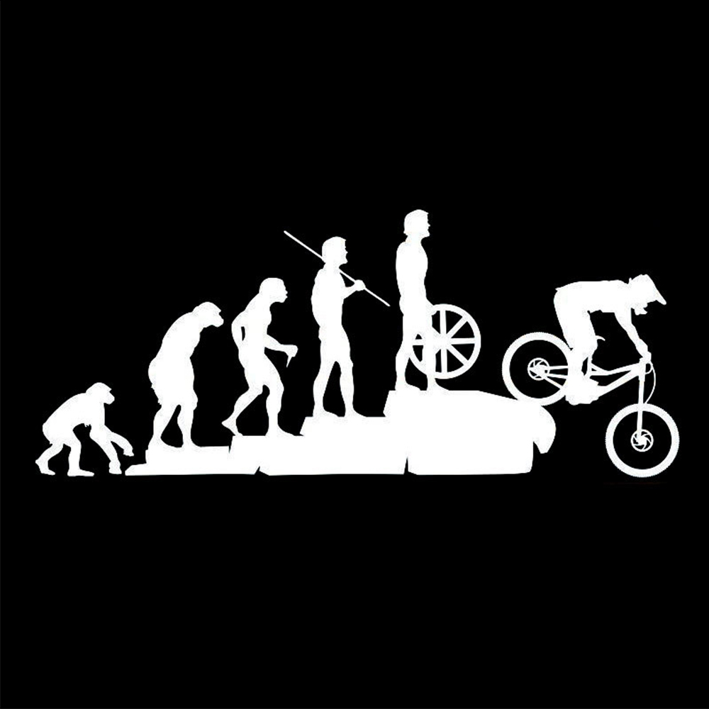 22.8*9.5 ซม.น่าสนใจวิวัฒนาการส - Mountain Biking Cartoon บทวิจารณ์และราคา