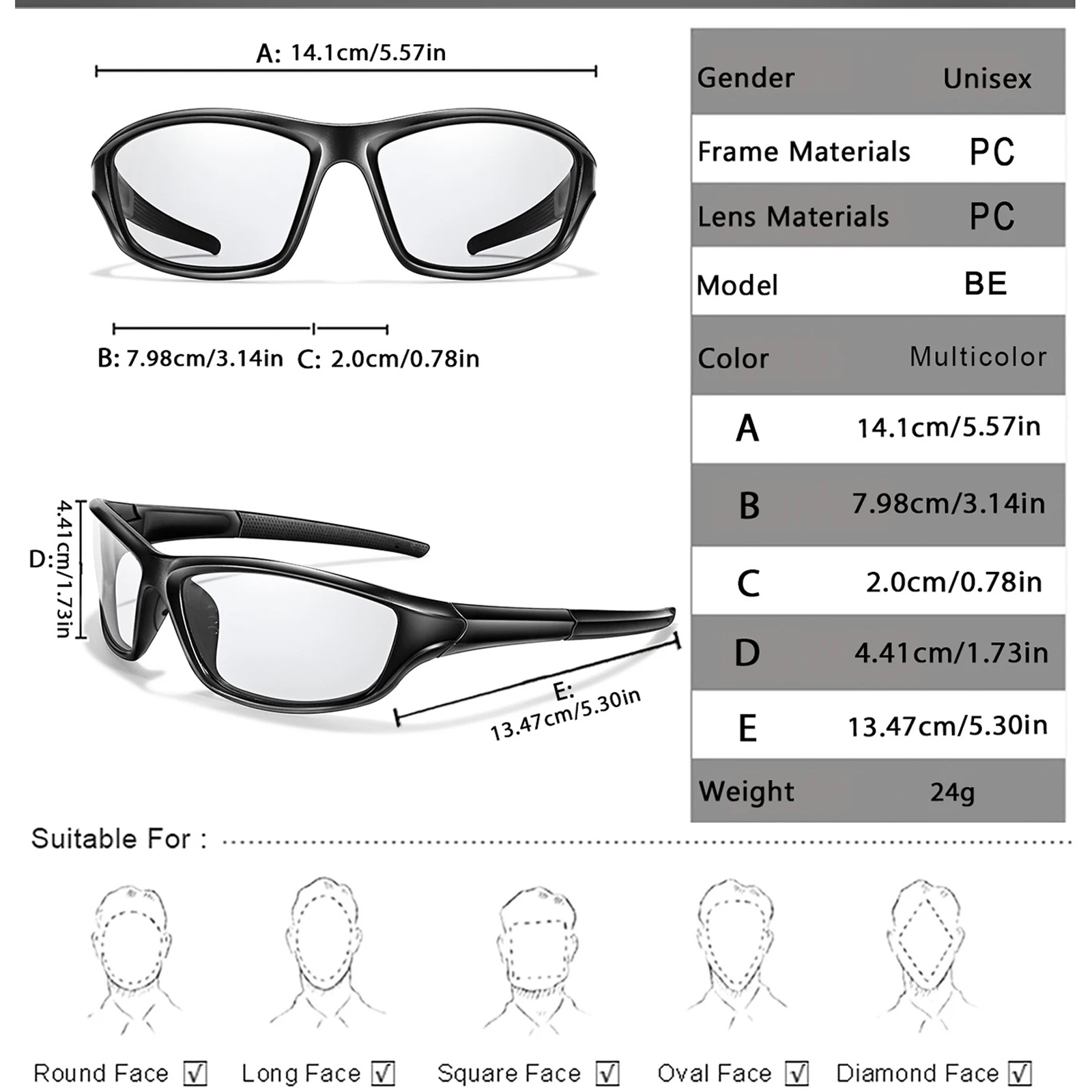 แว่นตาปั่นจักรยานเปลี่ยนสีได้  - Mountain Biking Glasses บทวิจารณ์และราคา