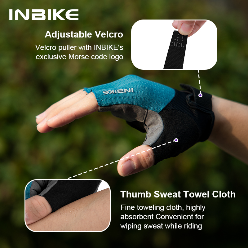 ถุงมือปั่นจักรยาน INBIKE สำหรั - Mountain Biking Gloves Mens บทวิจารณ์และราคา
