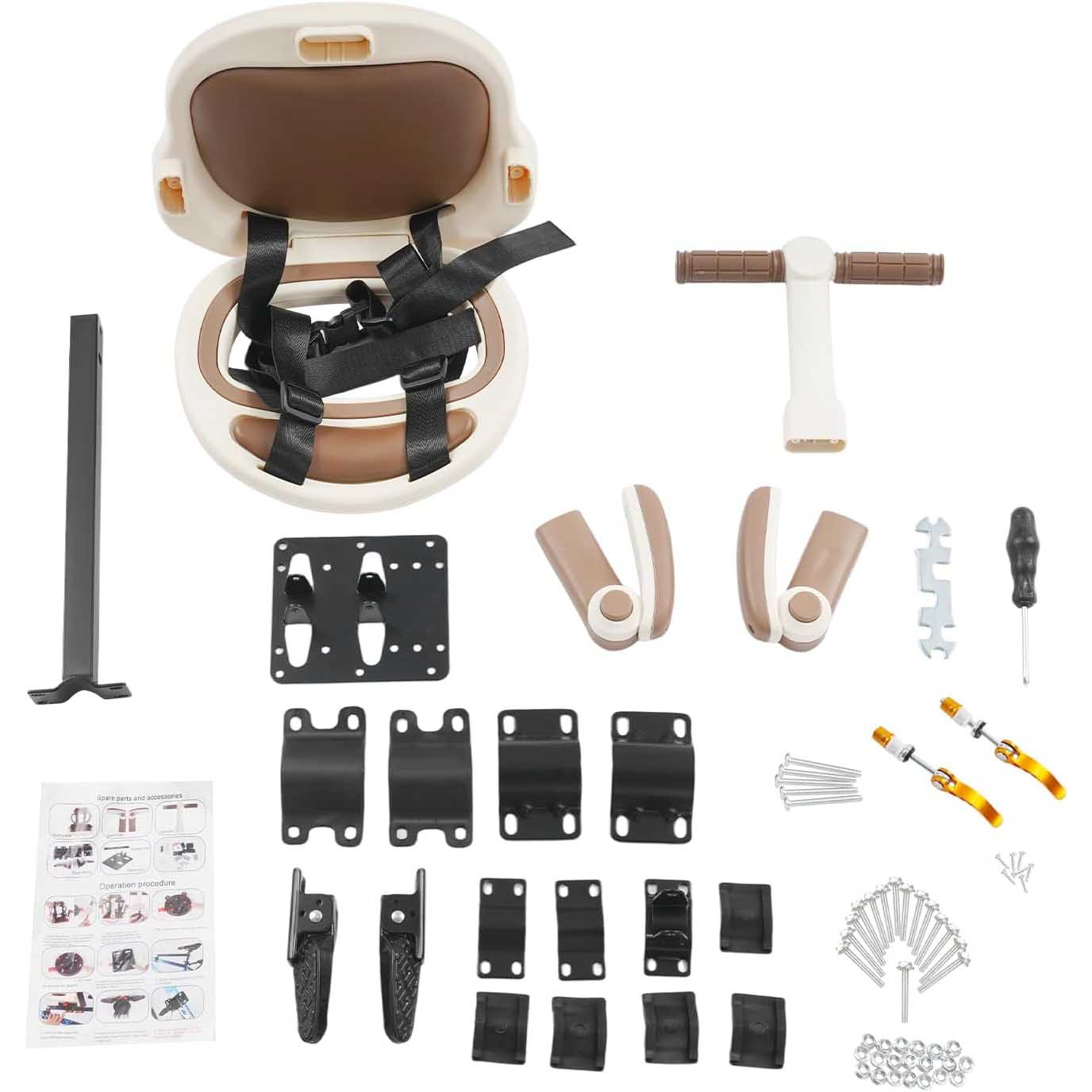 เบาะจักรยานพร้อมที่ยึดแฮนด์จัก - Mountain Biking Shop บทวิจารณ์และราคา