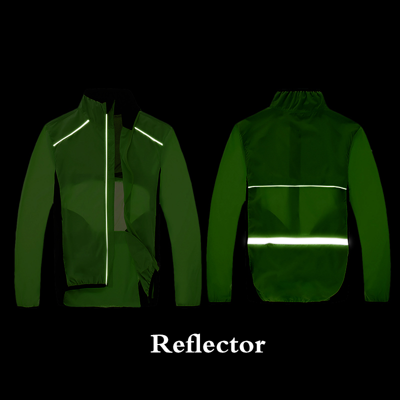 สีส้มลมเสื้อขี่จักรยาน MTB จัก - Mountain Biking Rain Jacket บทวิจารณ์และราคา