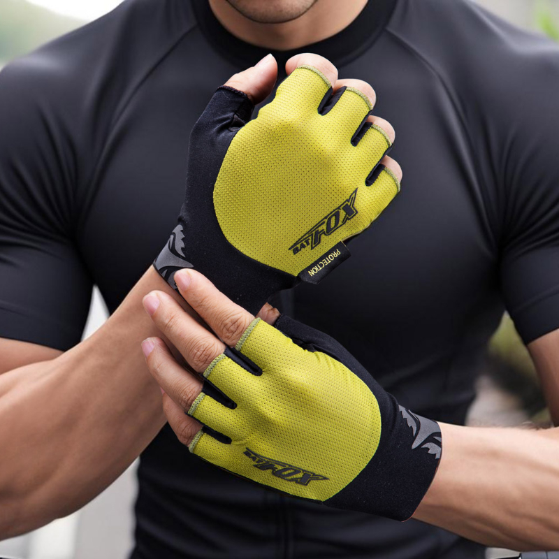 BATFOX สีดําถุงมือขี่จักรยานจั - Mountain Biking Gloves Mens บทวิจารณ์และราคา