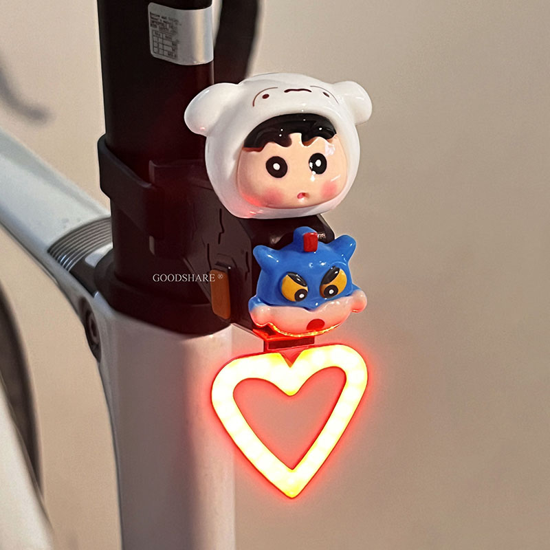 ไฟท้ายจักรยานคาวาอิ ชินจัง แบบ - Mountain Biking Cartoon บทวิจารณ์และราคา