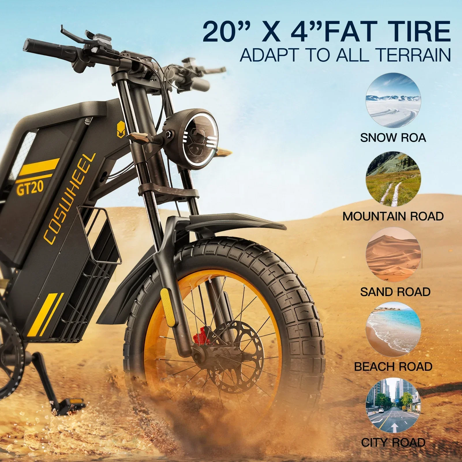 จักรยานไฟฟ้า Coswheel GT20 ควา - Mountain Biking In The Uk บทวิจารณ์และราคา