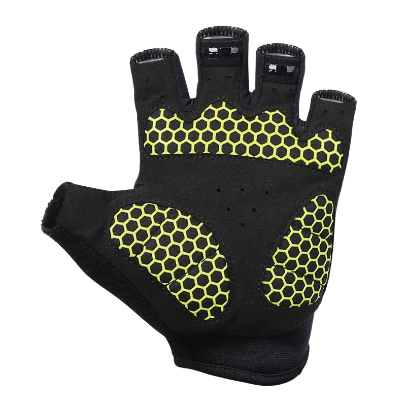 USA blue half finger ขี่จักรยา - Mountain Biking Gloves Mens บทวิจารณ์และราคา