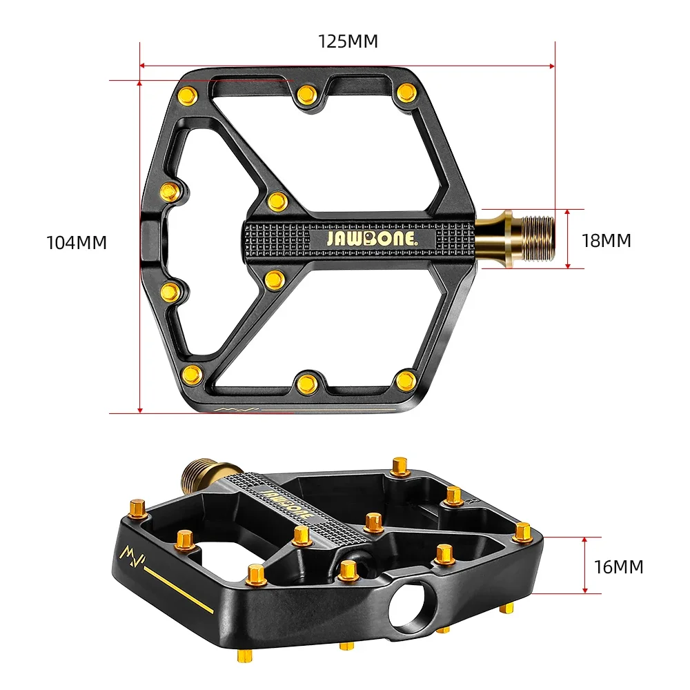 แป้นเหยียบจักรยานเสือภูเขา Jaw - Pedal Platform Flat บทวิจารณ์และราคา