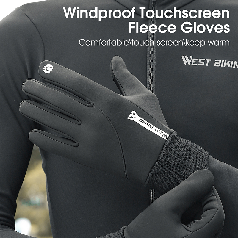 WEST BIKINGฤดูหนาวผู้ชายถุงมือ - Mountain Biking Gloves Mens บทวิจารณ์และราคา