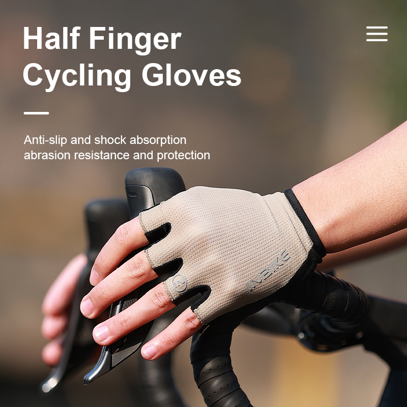 ถุงมือปั่นจักรยานแบบครึ่งนิ้ว  - Mountain Biking Gloves Mens บทวิจารณ์และราคา
