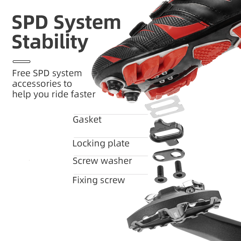 ROCKBROS ล็อคจักรยานเหยียบ 2 I - Pedal Platform Flat บทวิจารณ์และราคา
