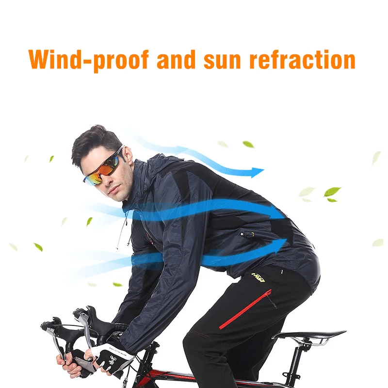 สะท้อนแสงกันน้ำขี่จักรยานเสื้อ - Mountain Biking Rain Jacket บทวิจารณ์และราคา