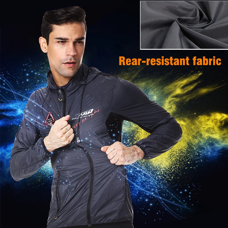 สะท้อนแสงกันน้ำขี่จักรยานเสื้อ - Mountain Biking Rain Jacket บทวิจารณ์และราคา