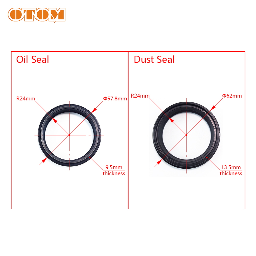 OTOM รถจักรยานยนต์ 48 มม.ส้อมด - Fork Oil Seal บทวิจารณ์และราคา