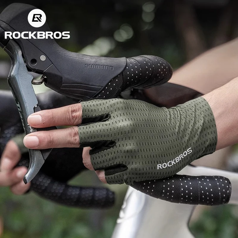 ROCKBROS ถุงมือขี่จักรยานผู้ชา - Mountain Biking Gloves Mens บทวิจารณ์และราคา