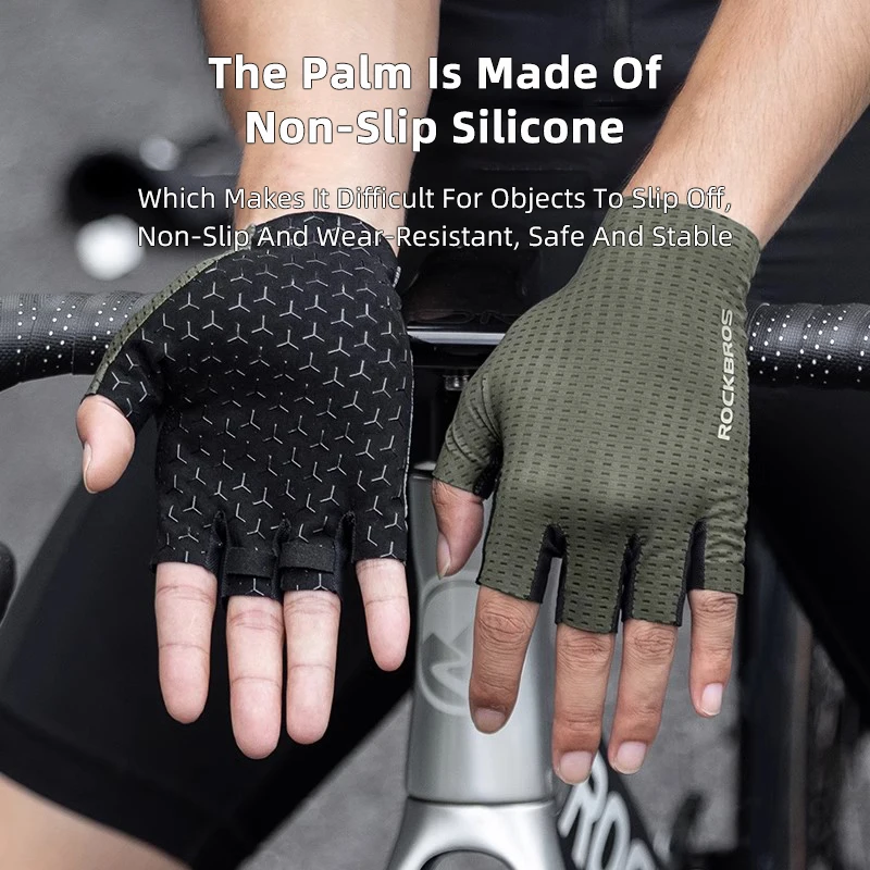 ROCKBROS ถุงมือขี่จักรยานผู้ชา - Mountain Biking Gloves Mens บทวิจารณ์และราคา