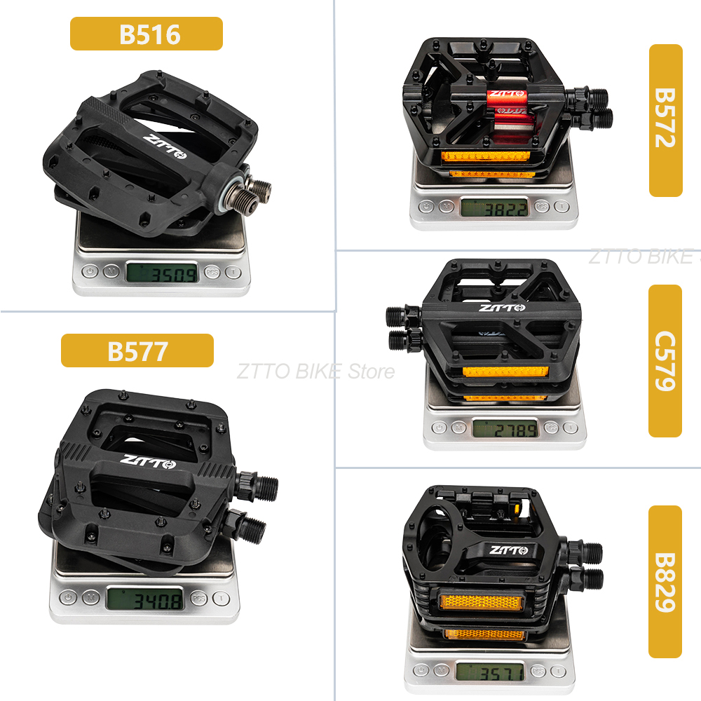 แป้นเหยียบจักรยาน ZTTO แป้นเหย - Pedal Platform Flat บทวิจารณ์และราคา