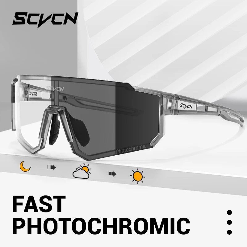 SCVCN ใหม่กลางแจ้ง Photochromi - Mountain Biking Sunglasses บทวิจารณ์และราคา