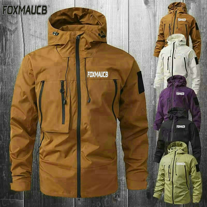 FOXMAUCB เสื้อแจ็คเก็ตกันฝนสำห - Mountain Biking Rain Jacket บทวิจารณ์และราคา
