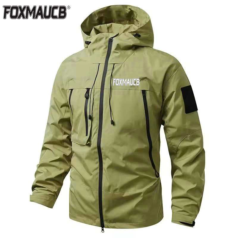 FOXMAUCB เสื้อแจ็คเก็ตกันฝนสำห - Mountain Biking Rain Jacket บทวิจารณ์และราคา