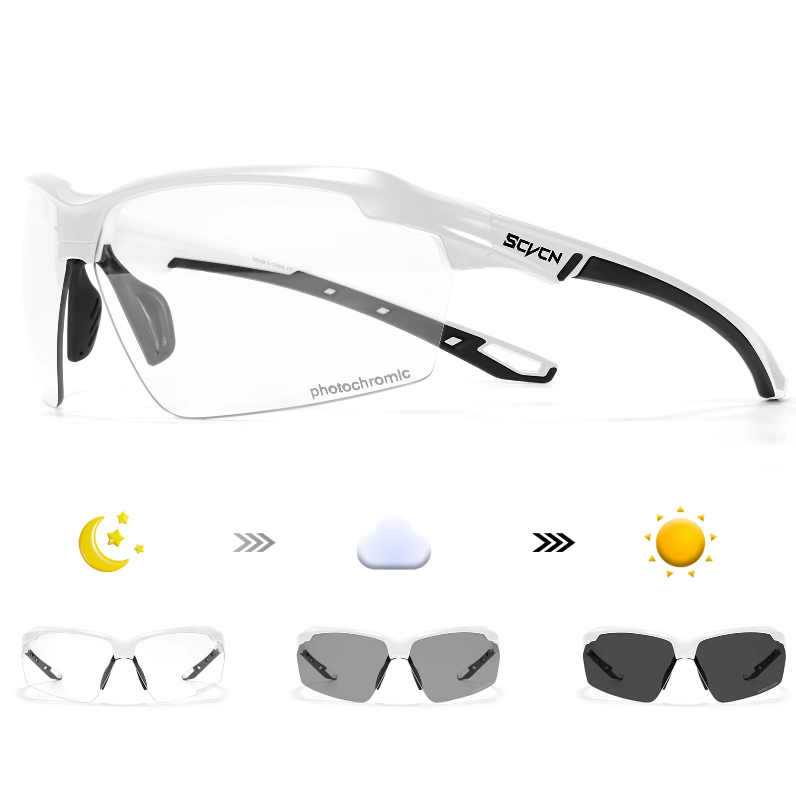 แว่นตาปั่นจักรยาน SCVCN แบบเปล - Mountain Biking Sunglasses บทวิจารณ์และราคา